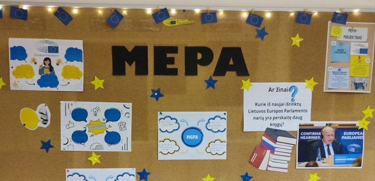 Mokykloje atidarytas MEPA informacijos centras