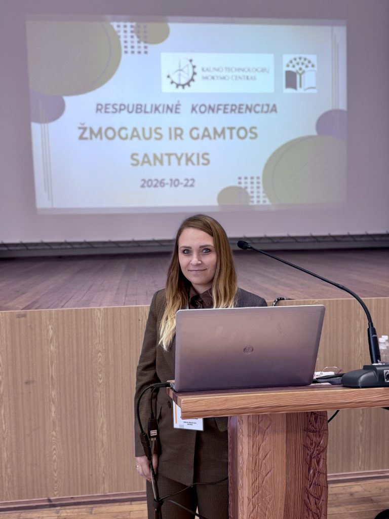 TVARUMO IDĖJOS UGDYMUI: MOKYTOJŲ DALYVAVIMAS KONFERENCIJOJE „ŽMOGAUS IR GAMTOS SANTYKIS“