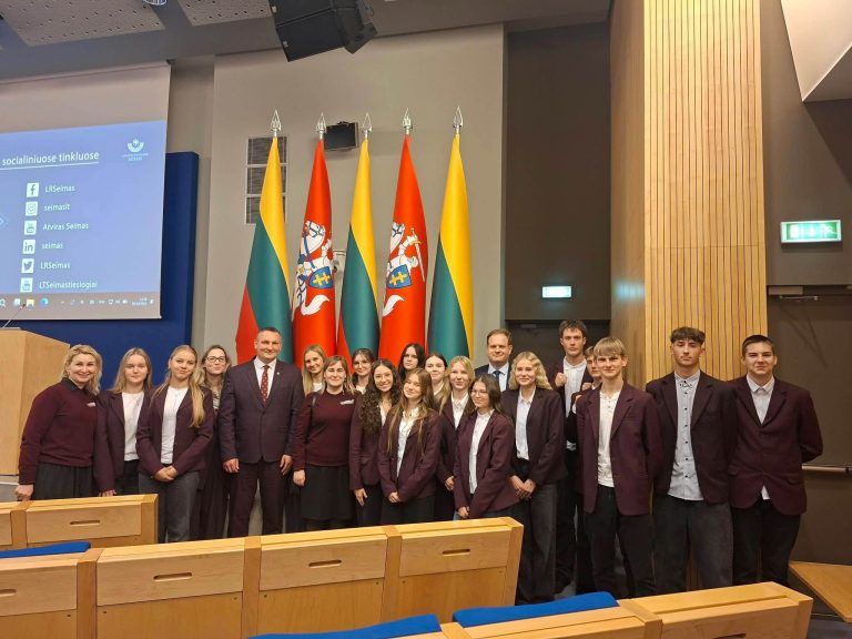 Gimnazistai Seime – jaunimo balsas, idėjos ir Europos ateities galimybės!